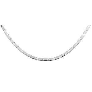 Lantisor lung argint rodiat 1,8 mm x 60 cm DiAmanti SNAIL40R-60cm-DIA (Argint 925‰ 4,9 g.)